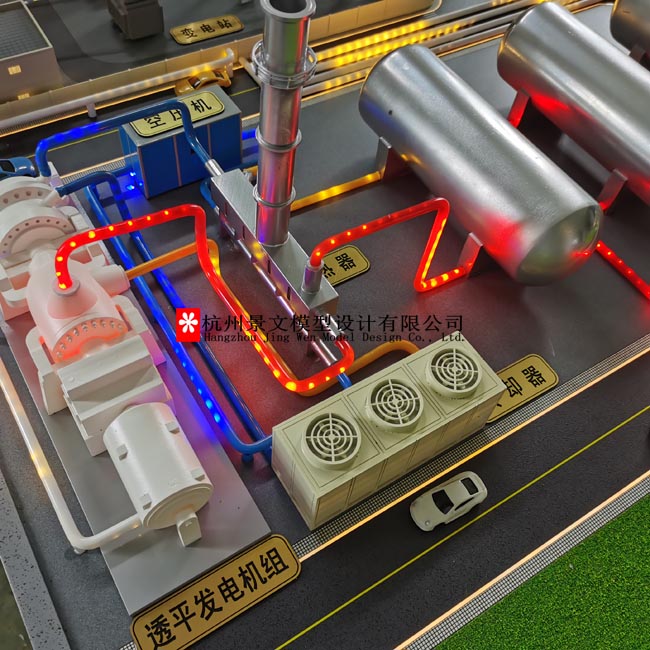 透平發(fā)電機(jī)模型